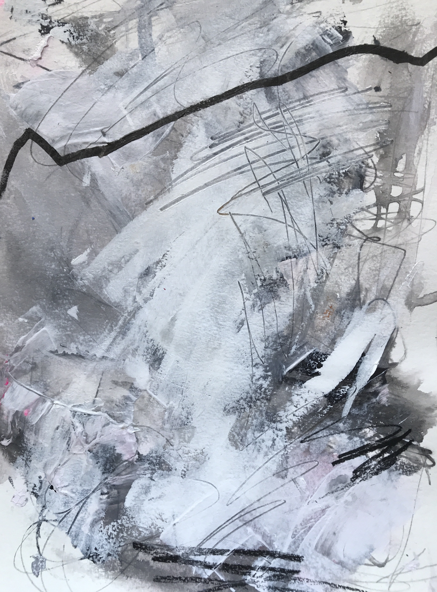 Winter-Day.jpg Abstract Painting "Winter Day"