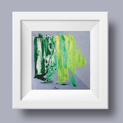 Encouragement Vibe, abstract painting, Wiktoria Florek