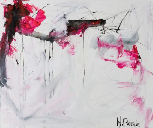 Love Story no 2, abstract painting, Wiktoria Florek
