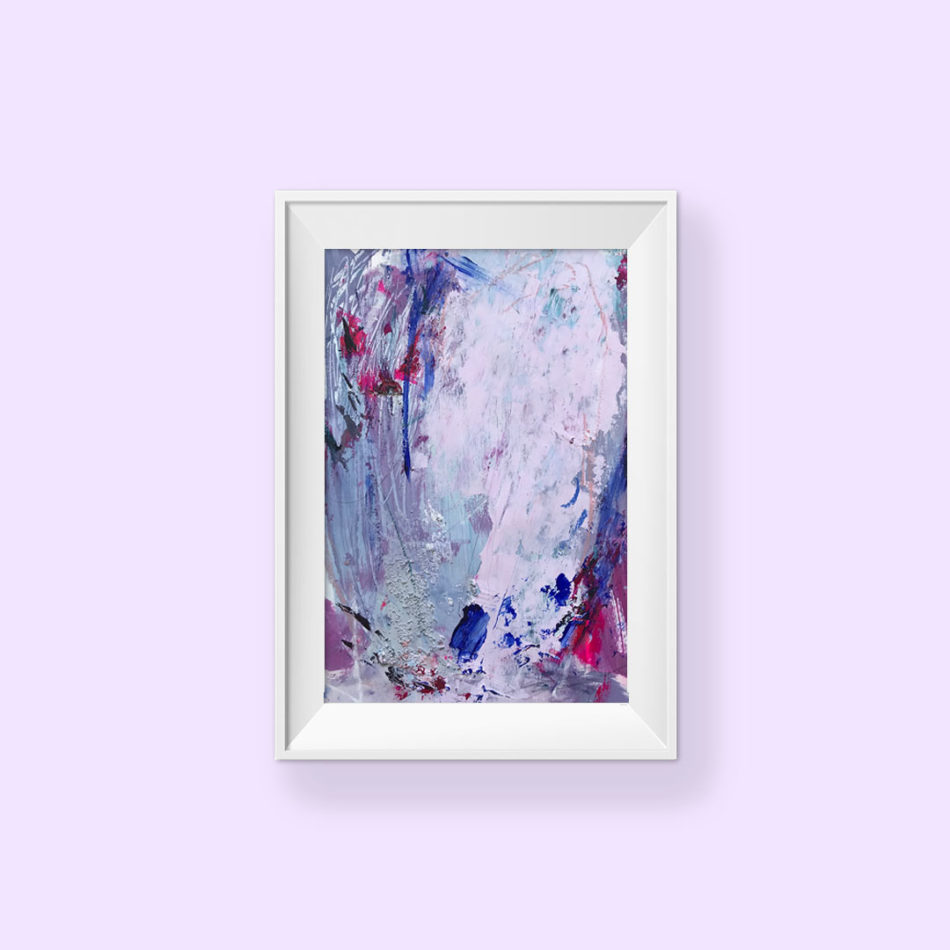 Untitled no 1, abstract painting by Wiktoria Florek