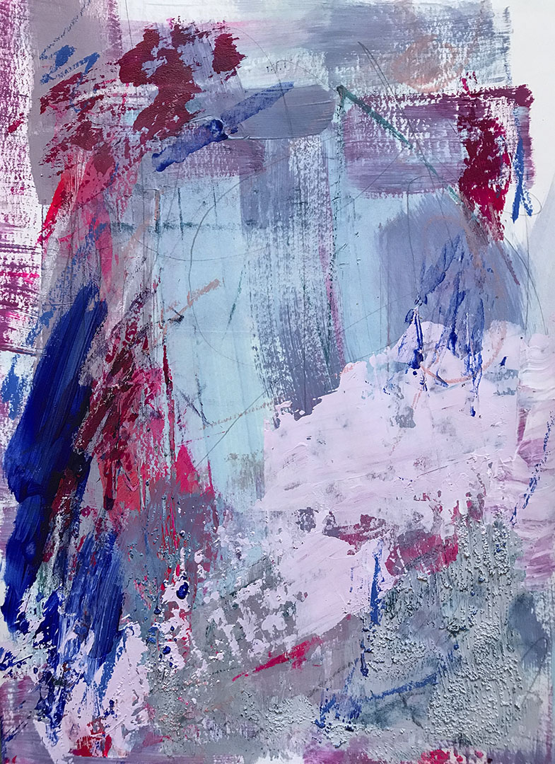 Untitled no 2, abstract painting by Wiktoria Florek