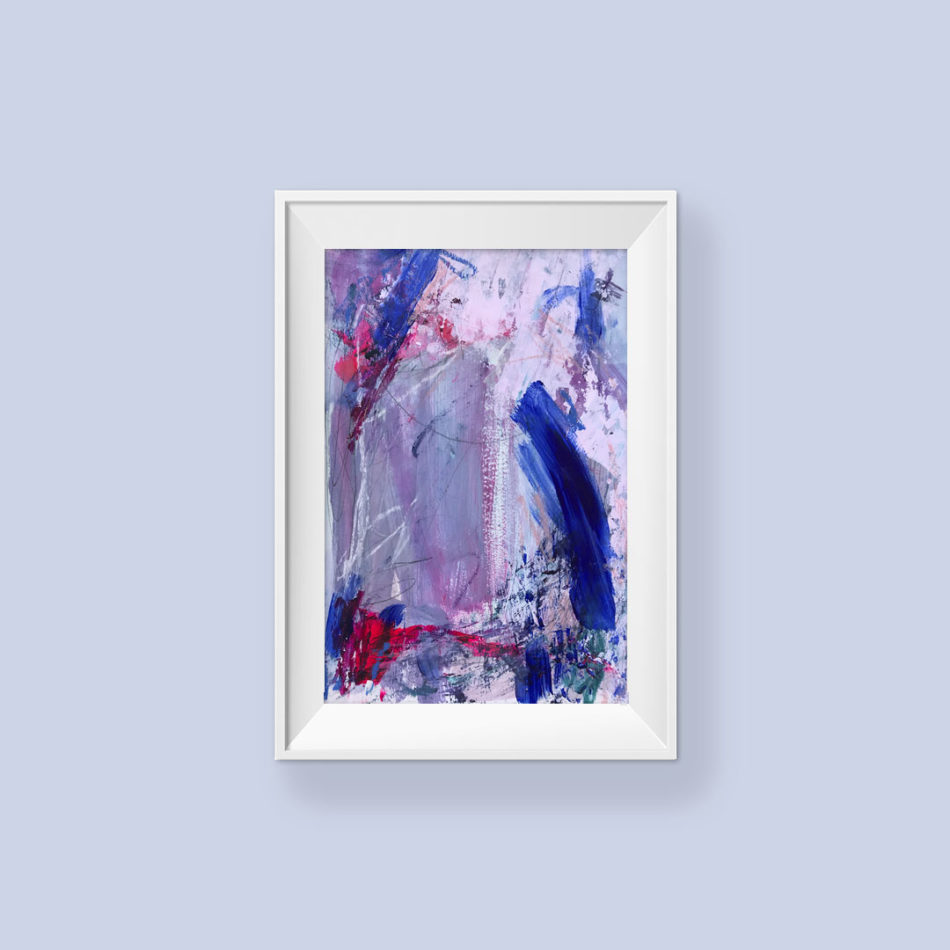 Untitled no 6, abstract painting by Wiktoria Florek