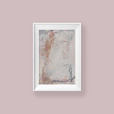 Abstract Painting_My heart is warm when you're with me_WFA_frame