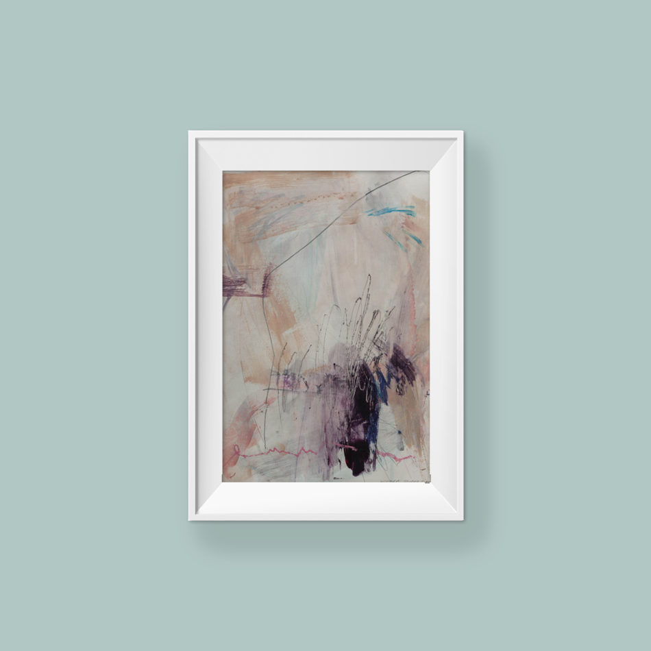 Abstract painting_If you're happy, I'm happy_frame