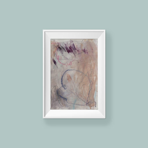 Abstract painting_Just because you are_frame