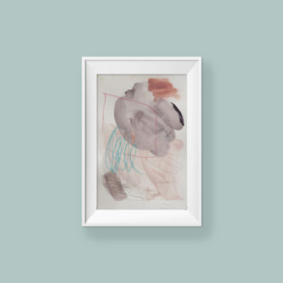 Abstract painting_You can be whoever you want_WFA_frame