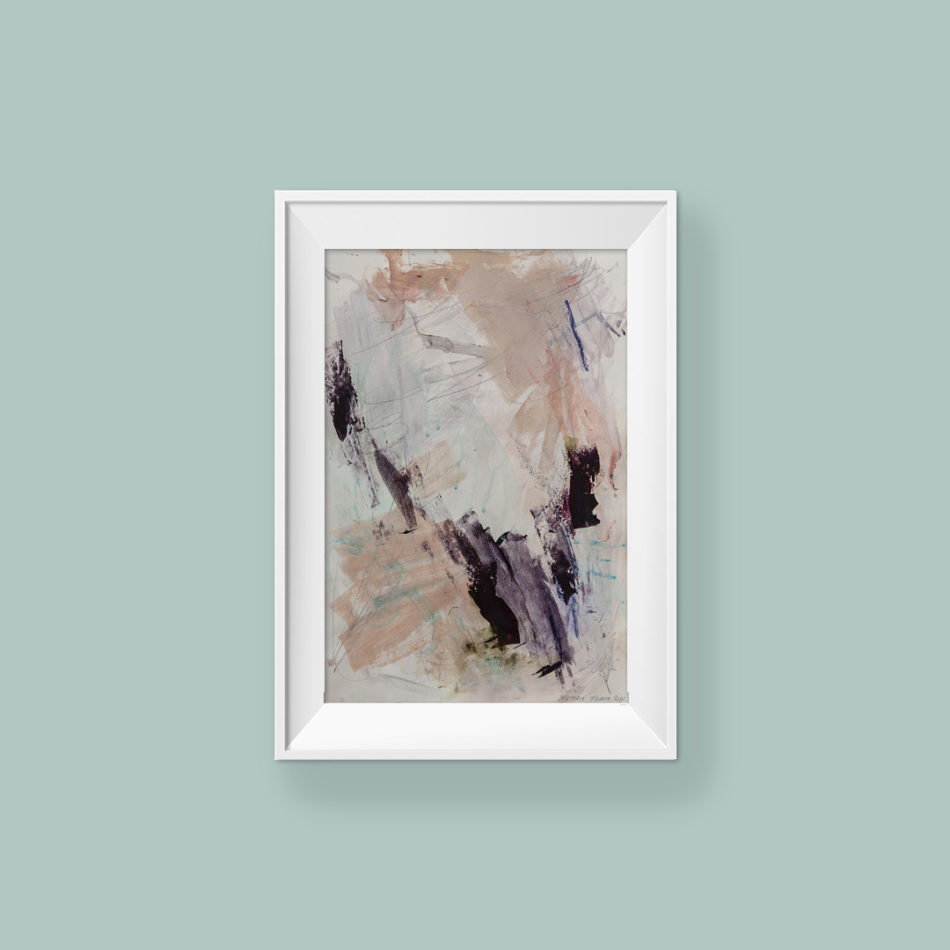 Abstract painting_You're valuable_WFA_frame