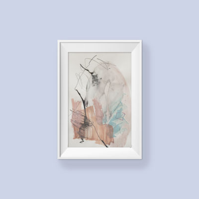 Abstract paitning_I will always be there for you_frame