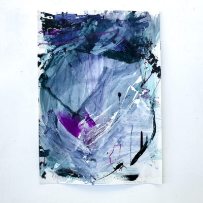 Blue and Green - Magic abstract painting